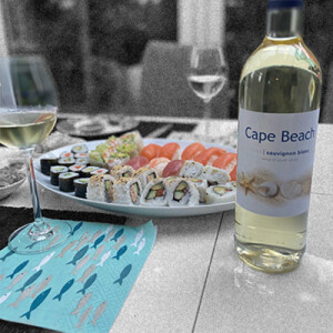 Sushi und Wein