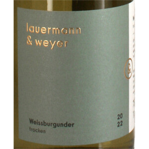 Lauermann & Weyer Weissburgunder QbA trocken 2022 0,75 Ltr.