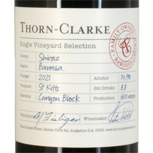 Thorn Clarke St. Kitts Shiraz Single Vineyard Selection...