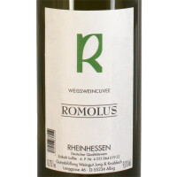 ROMOLUS Weißweincuvée Weißer Burgunder, Kerner, Gewürztraminer, Schönburger, lieblich 2023 0,75 Ltr.