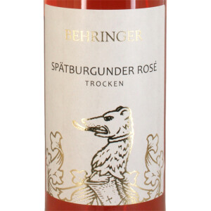 Behringer Spätburgunder Rosé QbA trocken 2023 0,75 Ltr.