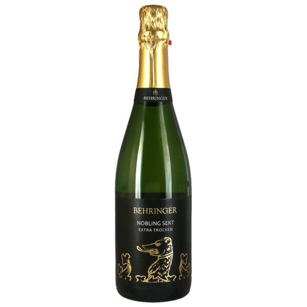 Behringer Nobling Sekt extra trocken 2021 0,75 Ltr.