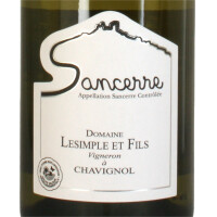 Gilles Lesimple Sancerre Blanc AOC 2023 0,75 Ltr.