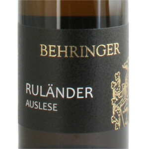 Behringer Ruhländer Auslese edelsüß 2018 0,375 Ltr.