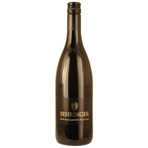 Behringer Exclusiv Spätburgunder Spätlese halbtrocken 2023 0,75 Ltr.