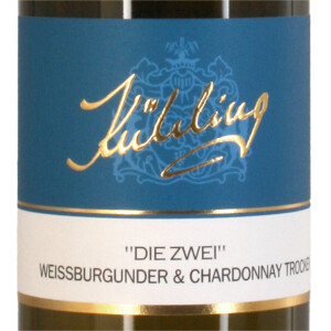 Weingut Kühling "Die Zwei"  Weißer Burgunder & Chardonnay trocken 2025 0,75 Ltr.