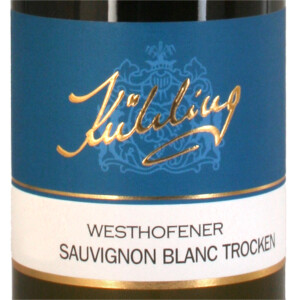 Weingut Kühling Westhofener Sauvignon Blanc trocken 2025 0,75 Ltr.
