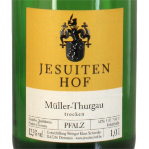 Weingut Jesuitenhof Dirmsteiner Müller-Thurgau QbA tr 2025 1,0 Ltr.