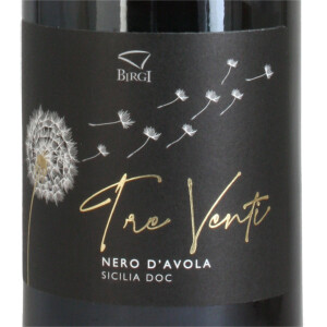 Cantine Birgi Tre Venti Nero DAvola 2025 DOC 0,75 Ltr.