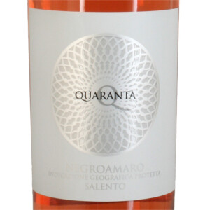 Quaranta Negroamaro Rosato 2025 0,75 Ltr.