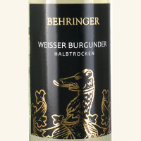 Behringer Britzinger Sonnhole Weißer Burgunder QbA halbtrocken 2025 0,75 Ltr.