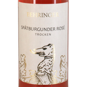 Behringer Spätburgunder Rosé QbA trocken 2025 0,75 Ltr.