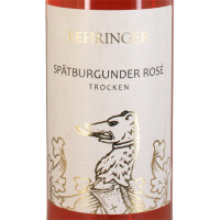 Behringer Spätburgunder Rosé QbA trocken 2025 0,75 Ltr.