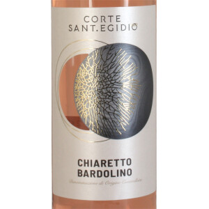 Corte santegidio Chiaretto Bardolino Rose DOC 2025 0,75 Ltr.