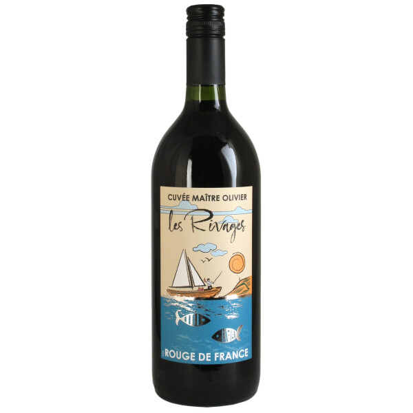 Maître Oliver Merlot Les Rivages 2024 1,0 Ltr.