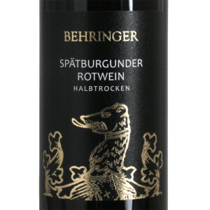 Behringer Spätburgunder QbA feinfruchtig 2022 1,0 Ltr.