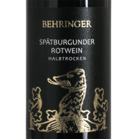 Behringer Spätburgunder QbA feinfruchtig 2022 1,0 Ltr.
