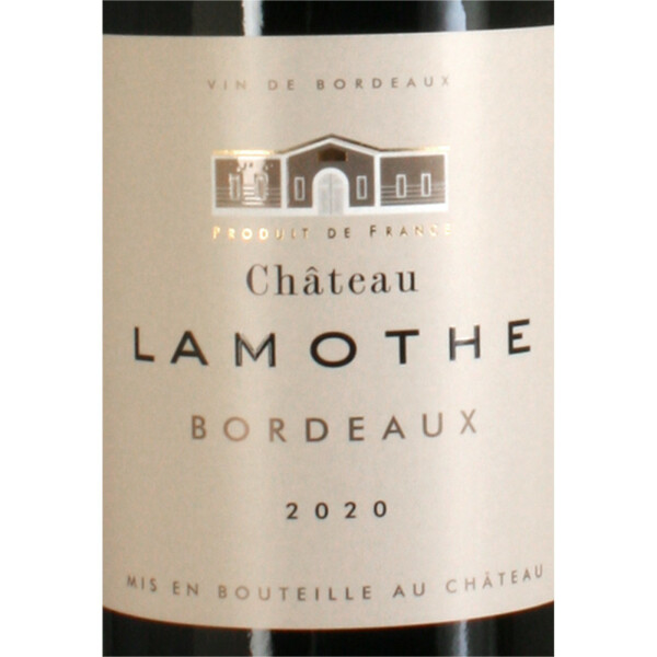 Chateau Lamothe Bordeaux Rouge AC 2020 0,75 Ltr.