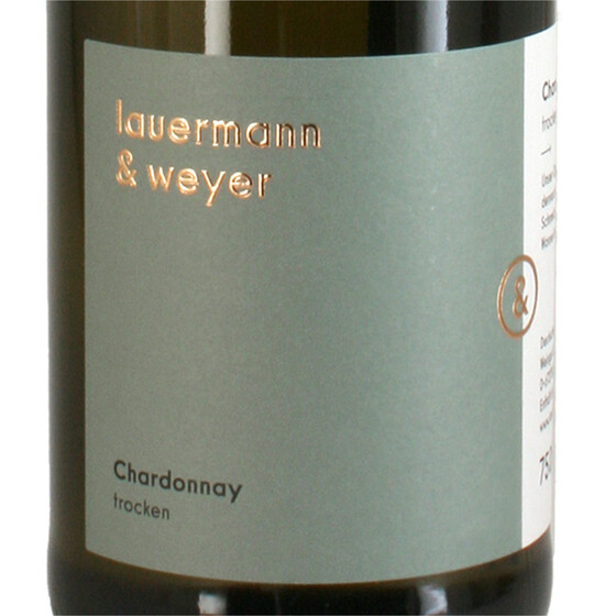 Lauermann & Weyer Chardonnay QbA trocken 2021 0,75 Ltr.
