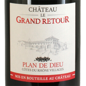 Château le Grand Retour Plan-de-Dieu Rouge AOC 2019...