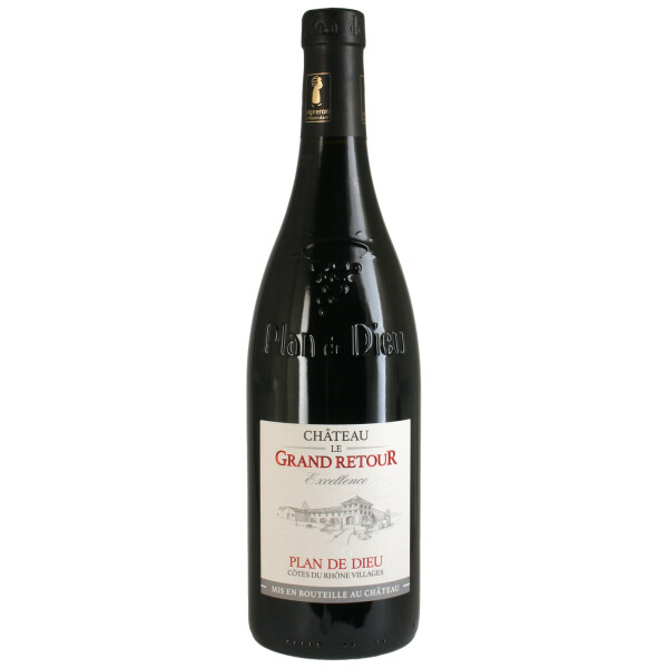 Château le Grand Retour Excellence Plan-de-Dieu Rouge AOC 2019 0,75 Ltr.