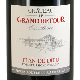 Château le Grand Retour Excellence Plan-de-Dieu Rouge AOC 2019 0,75 Ltr.